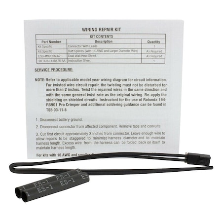 Motorcraft Wire Assembly, WPT967 WPT967